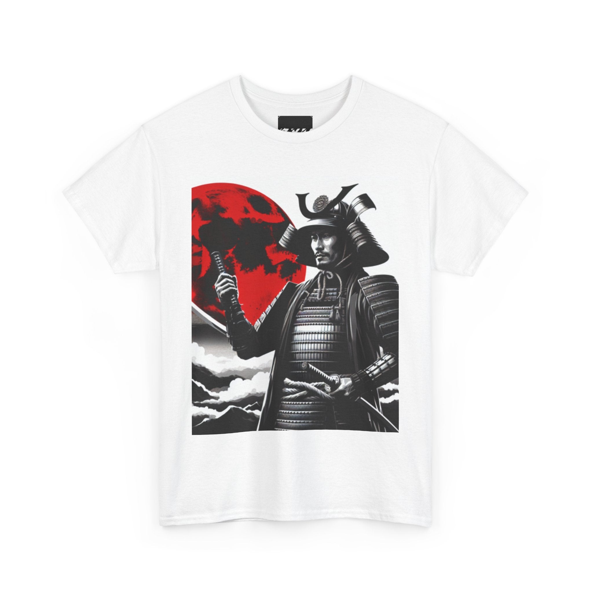 Samurai Spirit Unisex Heavy Cotton Tee | Vintage Samurai Tee, Graphic Tee, Unisex Shirt, Gift for Him, Martial Arts Clothing