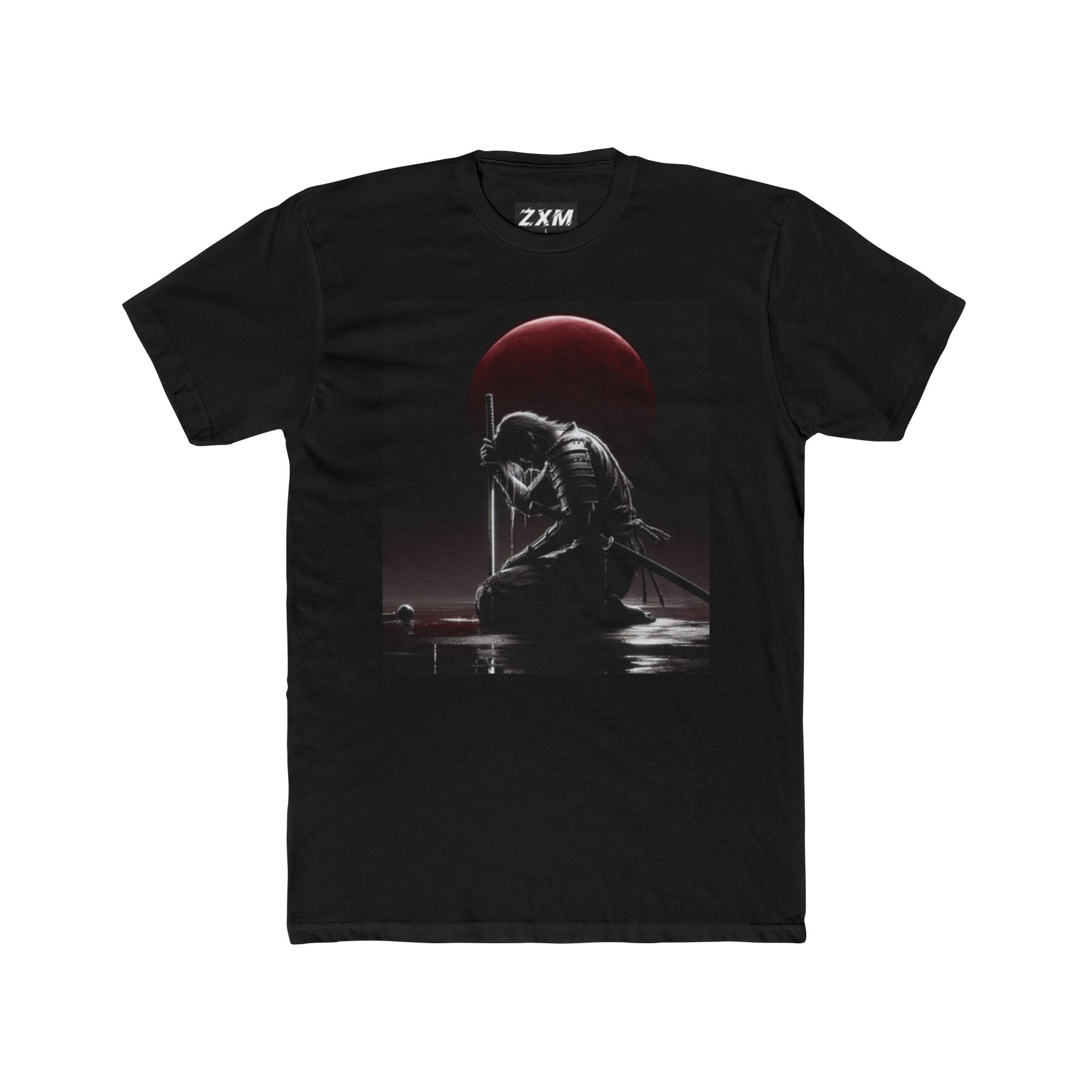 Samurai Sunset Unisex Tee, Cool Graphic Tee, Streetwear Fashion, Gift for Anime Lovers, Casual Daily Wear, Unique Present Idea